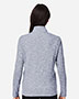 North End NE415W Women's Eclipse Jacquard Quarter-Zip Pullover