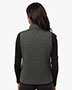 North End NE731W Women's Jasper Jacquard Fleece Vest
