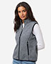 North End NE731W Women's Jasper Jacquard Fleece Vest