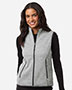 North End NE731W Women's Jasper Jacquard Fleece Vest