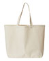 OAD OAD108R Jumbo Recycled Midweight Gusseted Canvas Tote