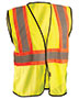OccuNomix ECOGC2T Men High Visibility Value Two-Tone Safety Mesh Vest