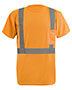 OccuNomix LXSSETP Men LUX-SSETP2B-Orange and Yellow Sizes Reflective Pocket T-Shirt