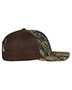 Outdoor Cap OC771C  Structured Camo Trucker With Solid Mesh Back Hat