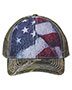 Outdoor Cap SUS100  Camo with Flag Sublimated Front Panels Cap