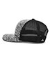 Pacific Headwear 106C  Aggressive Heather Trucker Snapback Cap