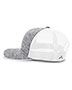 Pacific Headwear 106C  Aggressive Heather Trucker Snapback Cap