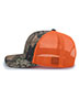 Pacific Headwear 108C Camo Snapback Trucker Cap