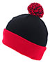 Pacific Headwear 641K Knit Fold Over Pom-Pom Beanie