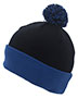 Pacific Headwear 641K Knit Fold Over Pom-Pom Beanie