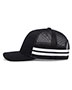 Pacific Headwear P115  Low-Profile Stripe Trucker Cap