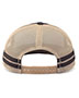 Pacific Headwear P115  Low-Profile Stripe Trucker Cap