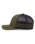 Pacific Headwear P115  Low-Profile Stripe Trucker Cap