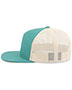 Pacific Headwear P787 6-Panel Arch Trucker Snapback Cap