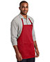 Port Authority A601 Men 7 oz Medium-Length Two-Pocket Bib Apron