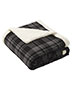 Port Authority BP43 Unisex  ® Flannel Sherpa Blanket.