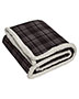 Port Authority BP43 Unisex  ® Flannel Sherpa Blanket.