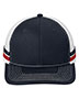 Port Authority C113 Two-Stripe Snapback Trucker Cap