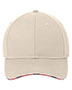 Port Authority C829 Men Americana Flag Sandwich Cap