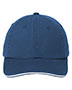 Port Authority C830 Men Sandwich Bill Cap With Striped Closure