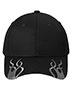 Port Authority C857 Men Racing Cap With Flames