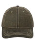 Port Authority C924 Unisex Pigment Print Distressed Cap