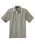 Port Authority K501 Men Silk Touch Polo With Stripe Trim