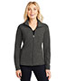Port Authority L235 Women Heather Microfleece Full-Zip Jacket