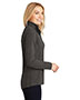 Port Authority L235 Women Heather Microfleece Full-Zip Jacket