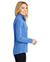 Port Authority L235 Women Heather Microfleece Full-Zip Jacket