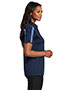 Port Authority L547 Women Silk Touch Performance Colorblock Stripe Polo