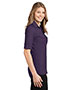 Port Authority L557 Women Oxford Pique Double Pocket Polo