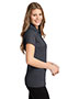 Port Authority L558 Women Fine Stripe Performance Polo