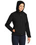 Port Authority L706 Women Textured Hooded Soft Shell Jacket