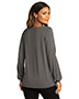 Port Authority LK5600 Women ® Ladies Luxe Knit Jewel Neck Top.