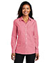 Port Authority LW644 Women Broadcloth Gingham Easy Care Shirt