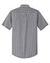 Port Authority S655 Men Short-Sleeve Gingham Easy Care Shirt