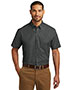 Port Authority W101 Men Sleeve Carefree Poplin Shirt    