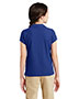 Port Authority YG503 Girls Silk Touch Peter Pan Collar Polo