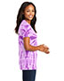 Port & Company LPC147V Women Tie-Dye V-Neck Tee