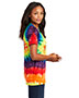 Port & Company LPC147V Women Tie-Dye V-Neck Tee
