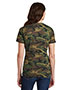 Port & Company LPC54VC Women 5.4 Oz 100% Cotton V-Neck Camo Tee