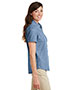 Port & Company LSP11 Women Short-Sleeve Value Denim Shirt