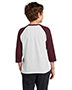 Port & Company PC55YRS Boys 50/50 Cotton/Poly 3/4-Sleeve Raglan T-Shirt