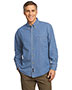Port & Company SP10 Men Long-Sleeve Value Denim Shirt