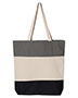 Q-Tees Q125900  11L Tri-Color Tote