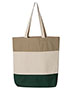 Q-Tees Q125900  11L Tri-Color Tote