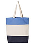 Q-Tees Q125900 11L Tri-Color Tote
