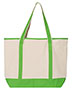 Q-Tees Q1500 34.6L Large Canvas Deluxe Tote