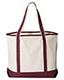 Q-Tees Q1500  34.6L Large Canvas Deluxe Tote